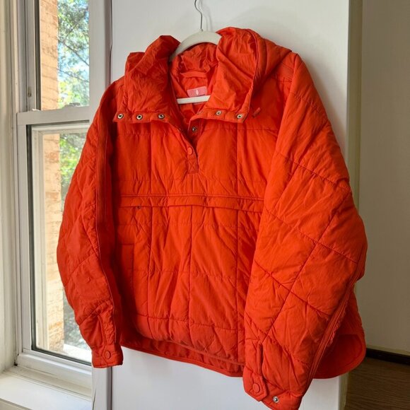 NWT Free People Movement Pippa Packable Pullover Puffer Jacket Electric Sunset - Picture 6 of 11